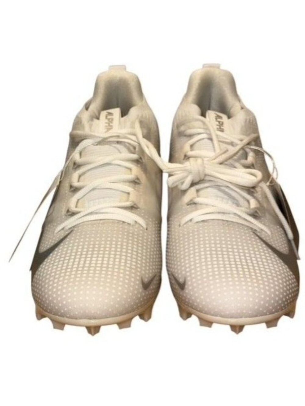 Nike Alpha Menace 4 Elite Football Cleats White / Silver FD7036-101 Men's 12 New - Picture 5 of 13